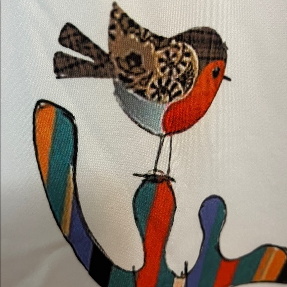 Exclusive Reindeer Holiday Novelty Print Shirt Top XXL Red White Raglan Pullover - Picture 4 of 16